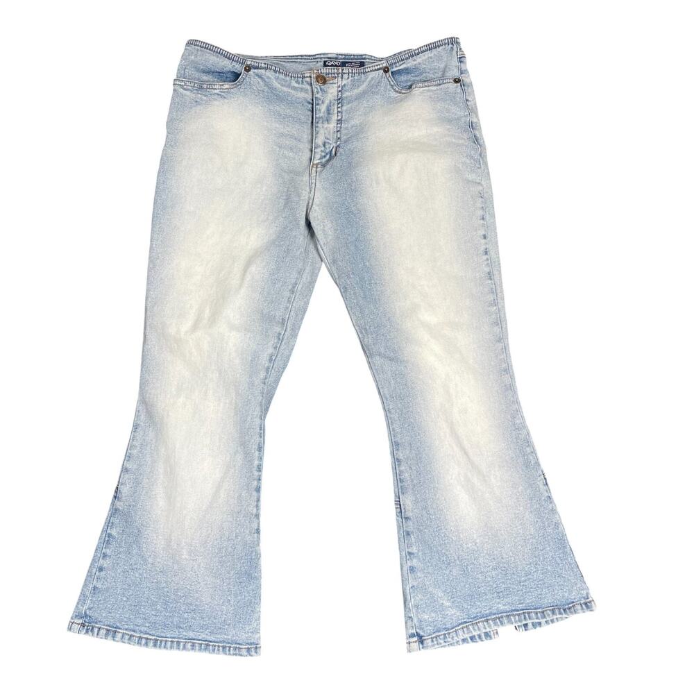 Cropped Capri Jeans Sz 9 Y2K Bare Back Flare Hip Hugger Hippie Boho Festival